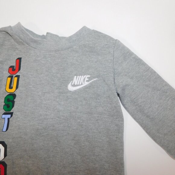 NIKE JUST DO IT Baby 12M Gray Multicolor One Piece Coverall outfit - Picture 7 of 11